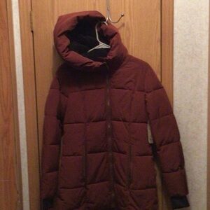 St. John's Bay Women's Rust Puffer Jacket